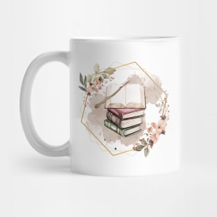 Magical Books and Wand Mug